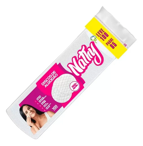 Discos de Algodão Nathy 100 Unidades