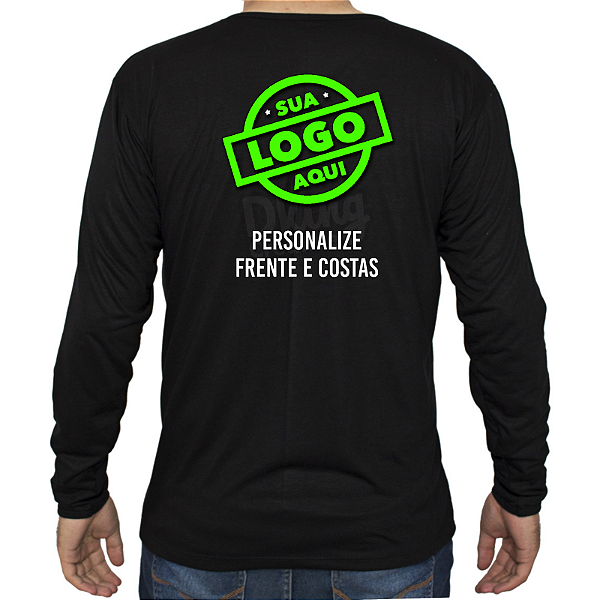 Camiseta Manga Longa Personalizada