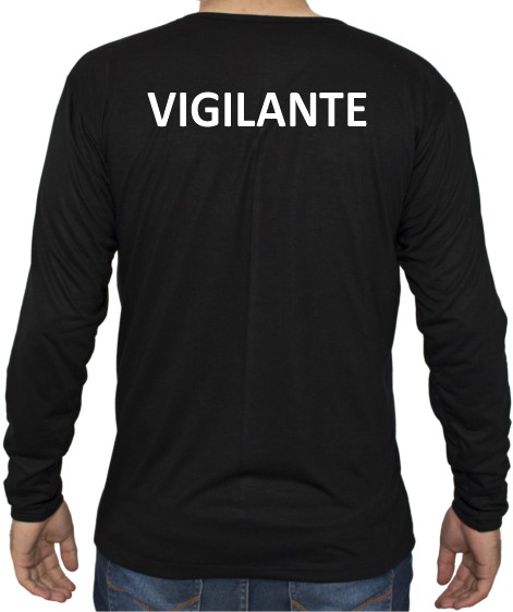 Camiseta Vigilante Manga Longa
