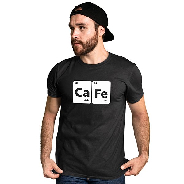 Camiseta Café Tabela Periódica
