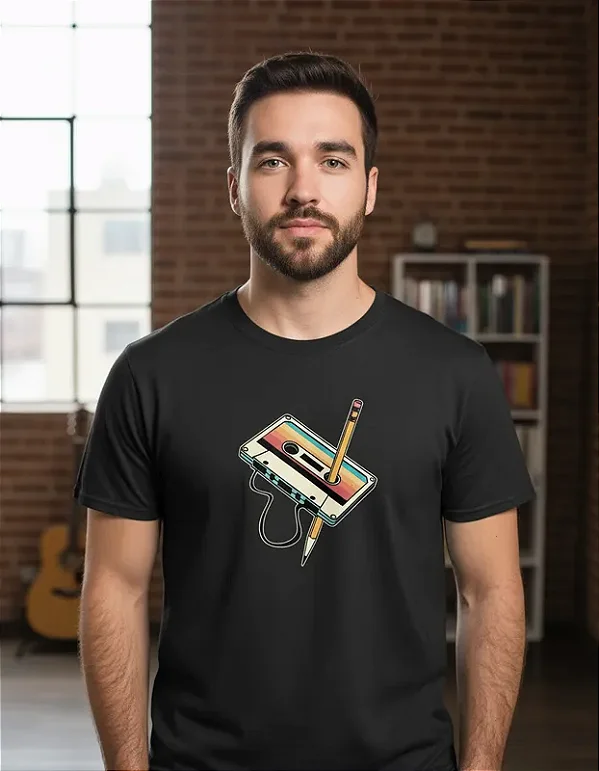 Camiseta Fita Cassete