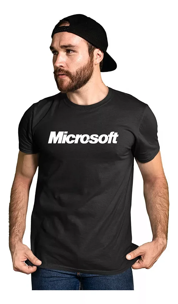 Camiseta Microsoft Logo