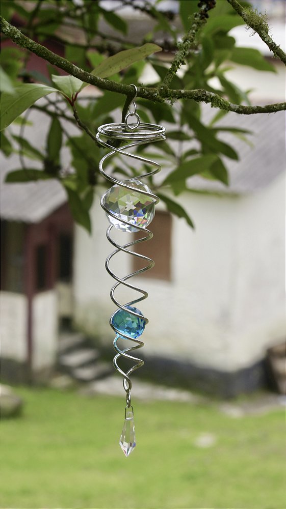 Captador de Energia em Espiral com Cristais