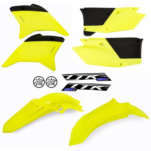 Kit plástico TTR 230 amarelo neon