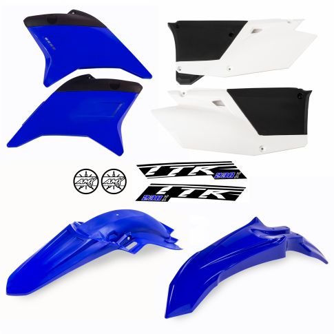Kit plástico TTR 230 azul/branco