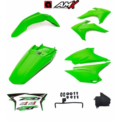 Kit plastico amx crf 230 Verde