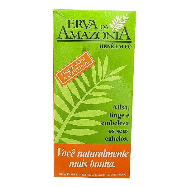 Henê Pó Erva Da Amazônia Kit Com 120g A Legítima