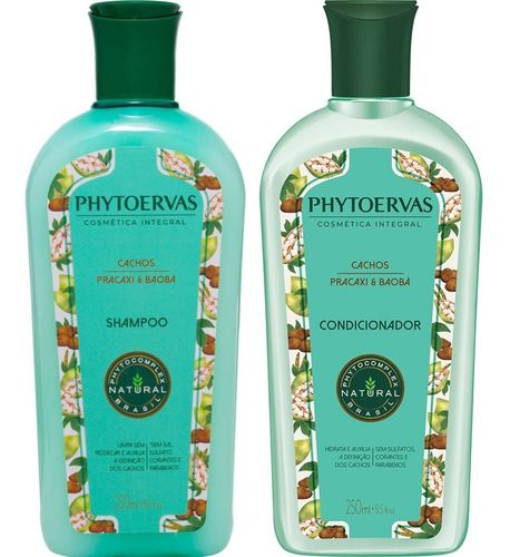 Kit Phytoervas Cachos Shampoo + Condicionador 250ml