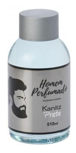 Colônia Homem Perfumado Kanitz Prata 510ml