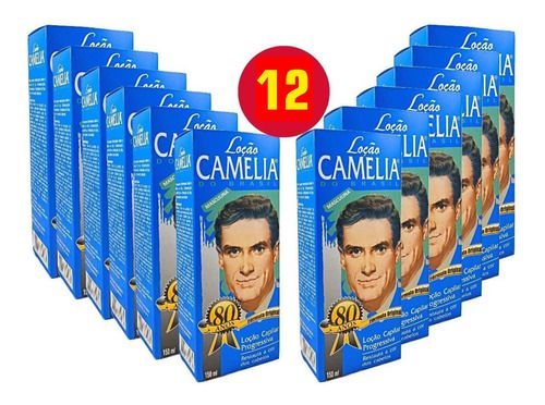 Loção Camelia Do Brasil 140ml Masculina Kit 12un