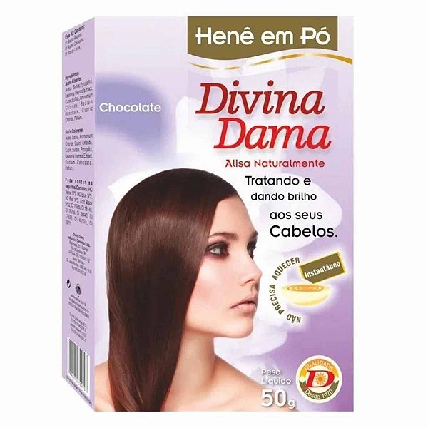 Henê Em Pó Divina Dama Chocolate 50g