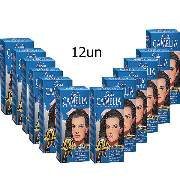 Loção Camelia Do Brasil 140ml Feminina Kit 12un