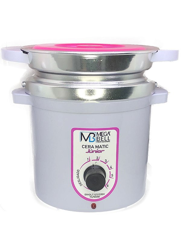 Panela Para Depilação Termocera 400g Megabell C/ Refil