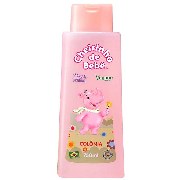 Colônia Cheirinho De Bebê Rosa 750ml