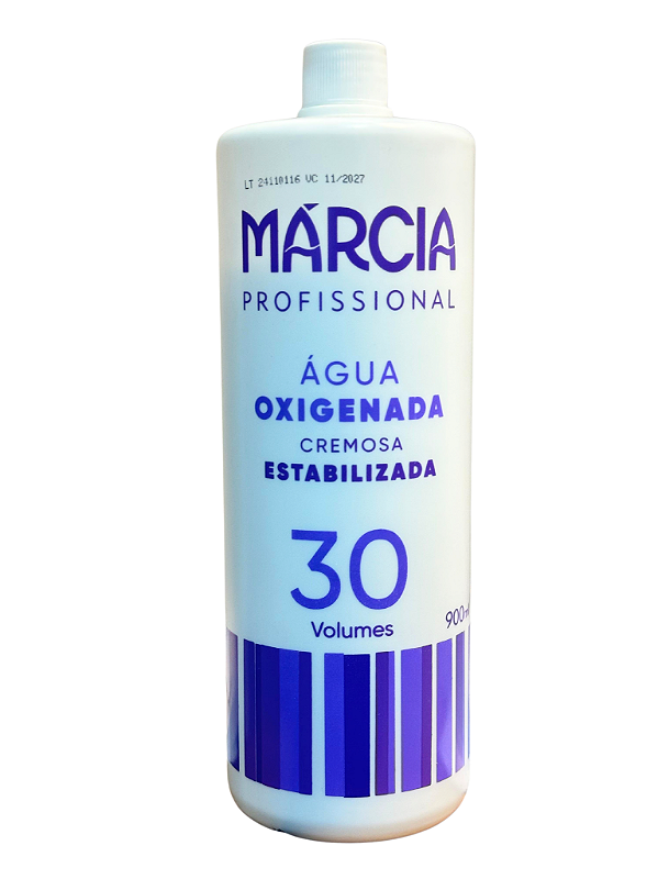 Água Oxigenada Cremosa Estabilizada Márcia 30 Volumes 900ml