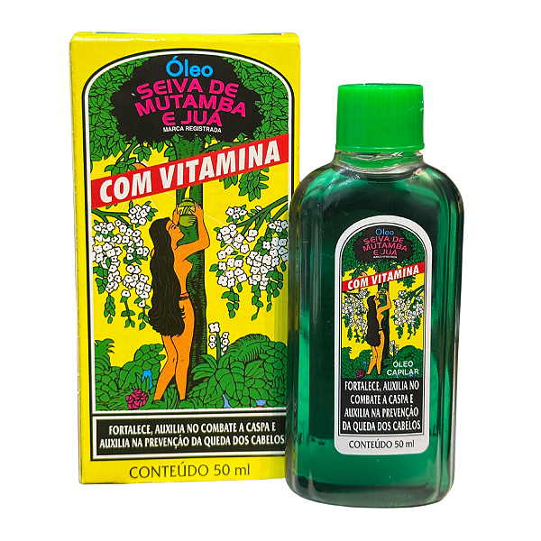 Óleo Seiva De Mutamba E Juá 50ml com VItamina