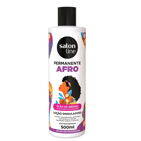 Loção onduladora Permanente Afro Salon Line 500ml