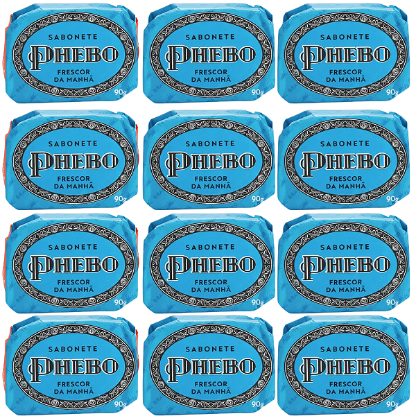 Sabonete Phebo Frescor Da Manhã 90g Kit C/ 12un
