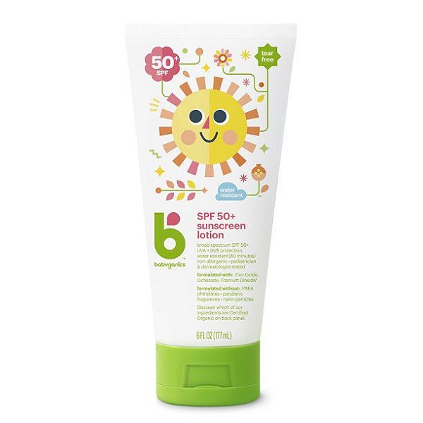 PROTETOR SOLAR BABYGANICS ORGÂNICO INFANTIL SPF 50 - 177ML