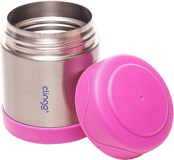 Pote Térmico Infantil 330ml Inox\Rosa - Clingo