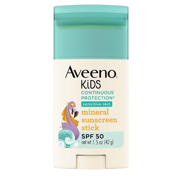 AVEENO Protetor solar mineral de óxido de zinco em bastão FPS 50 42g