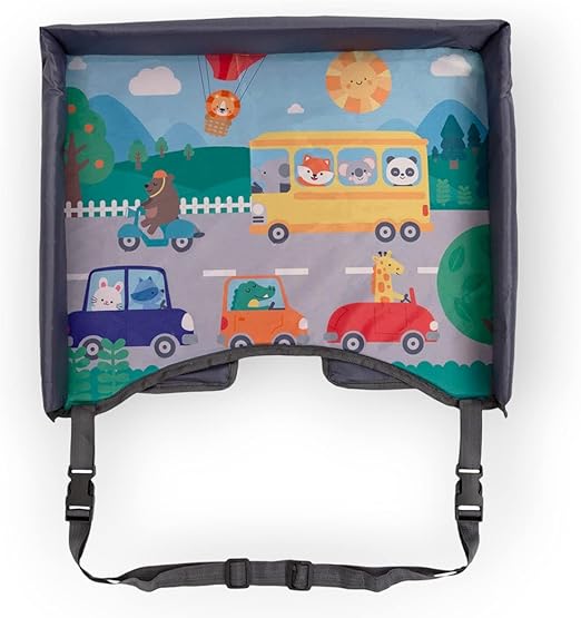 Mesa Mesinha De Atividades Organizador Buba Infantil Bebe Portatil Carro Avião Casa Dobravel