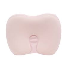 Travesseiro Para Bebê Anatômico Viscoelástico Rosa Buba