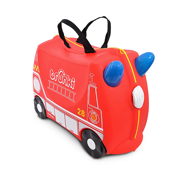 MALA INFANTIL COM RODINHA FRANK O BOMBEIRO TRUNKI