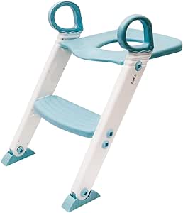 Assento Redutor Infantil com Escada para Vaso sanitário/ Azul