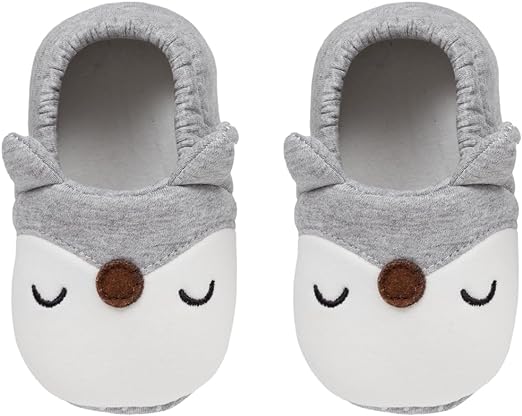 Pantufa para bebê Urso Cinza - Buba