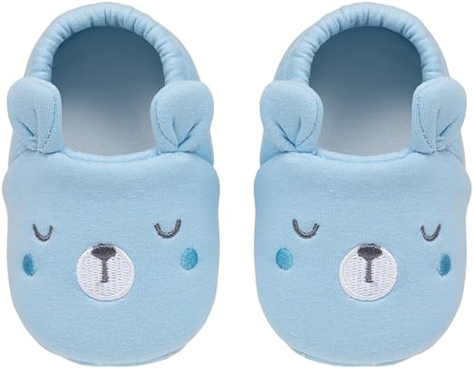 Pantufa para bebê Urso Azul - Buba