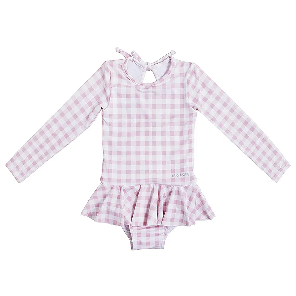 Maiô Jujuba FPS 50+ Rosa Büp Baby