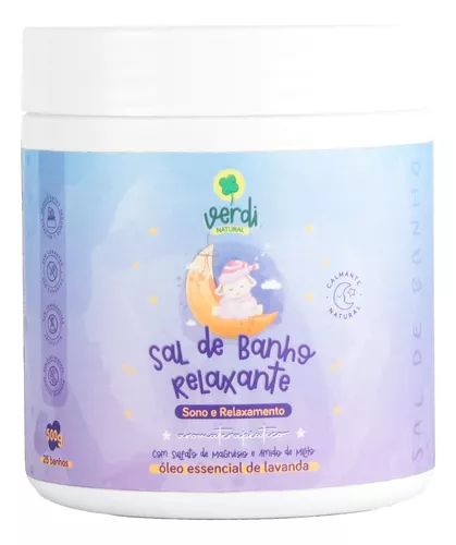 Sal De Banho Relaxante Vegan C/sal De Magnésio Verdi Natural