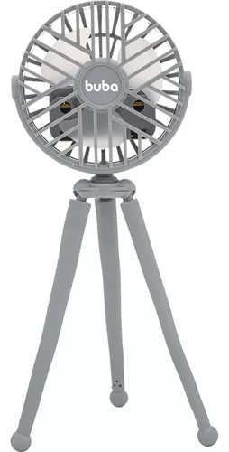 Ventilador Portátil 3 Velocidades Com Tripé Articulável Buba