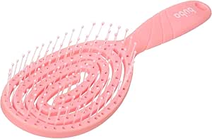 Escova De Cabelo  Para Bebê Rosa Buba