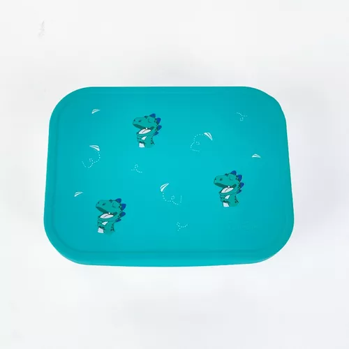 Lancheira Infantil Marmita Bento Box Com Divisórias Petit Pia Dino