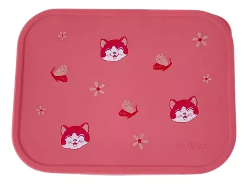 Lancheira Infantil Marmita Bento Box Com Divisórias Petit Pia Gatinho