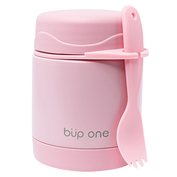 Pote Térmico Com Talher 300Ml Rosa Büp One