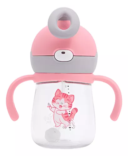 Copo de Treinamento Infantil Tritan com Alça Removível e Canudo Lia - 220ml Petit Piá