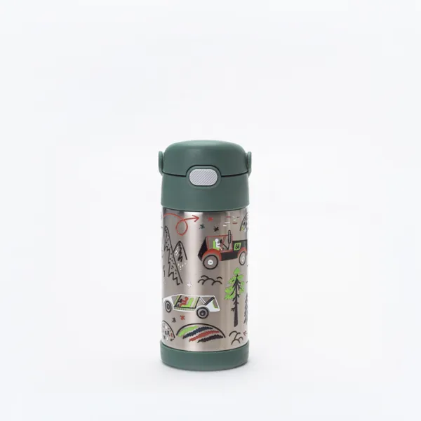 Garrafa Térmica Infantil Funtainer  Carros - 355ml