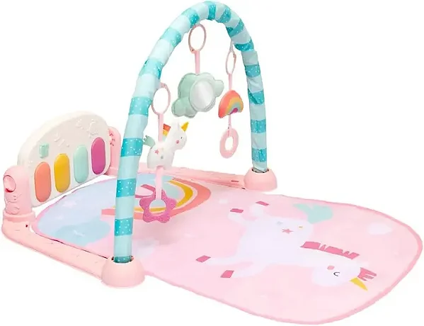 Ginásio De Atividades Bebê Com Piano Magic Unicórnio Buba