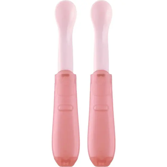 Kit  2 Colheres  Dobraveis  Rosa