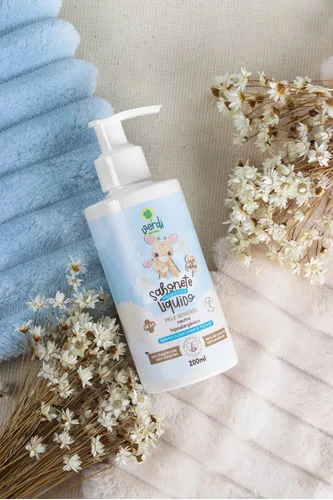 Sabonete Líquido Probiótico Neutro Para Pele Sensível Infantil 200ml - Verdi Natural