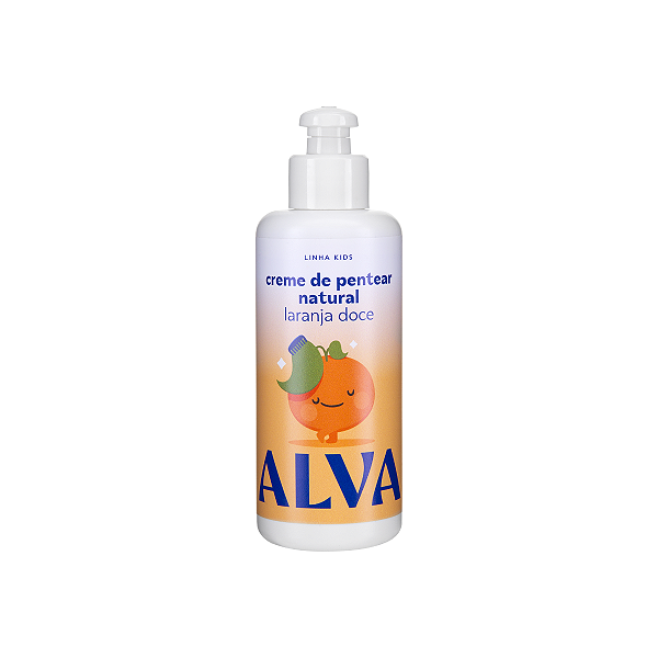 Creme de Pentear Infantil Laranja Doce e Baunilha 160ml Alva