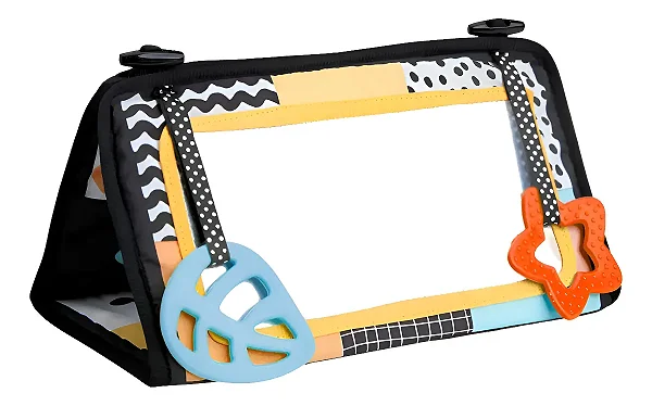 Espelho De Atividades Tummy Time Com Mordedor Diversao Buba