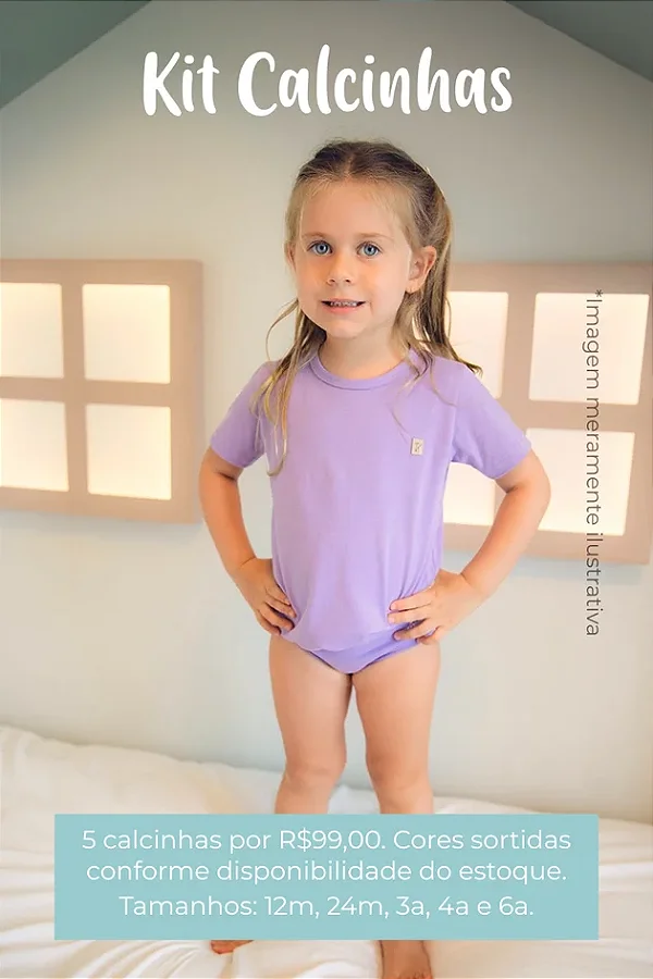 Kit Calcinhas - Welpie