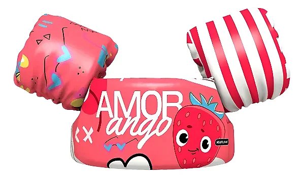 Boia Colete Infantil Menina Amorango Sea Float Coral 10 A 25kg
