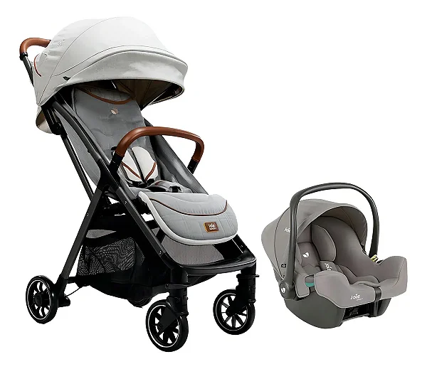 Combo Carrinho Parcel + Bebê Conforto Joie Carbon