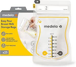 Sacos Armazenar Leite Materno Medela 210ml 50un