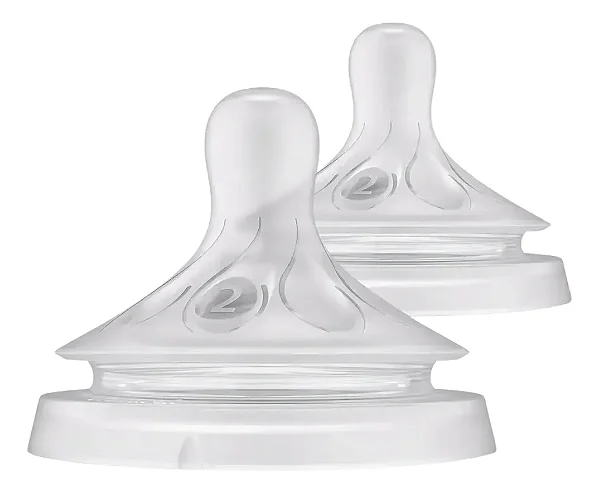 Bico Mamadeira Pétala 3.0 N°2 0m+ 2 Unidades - Philips Avent